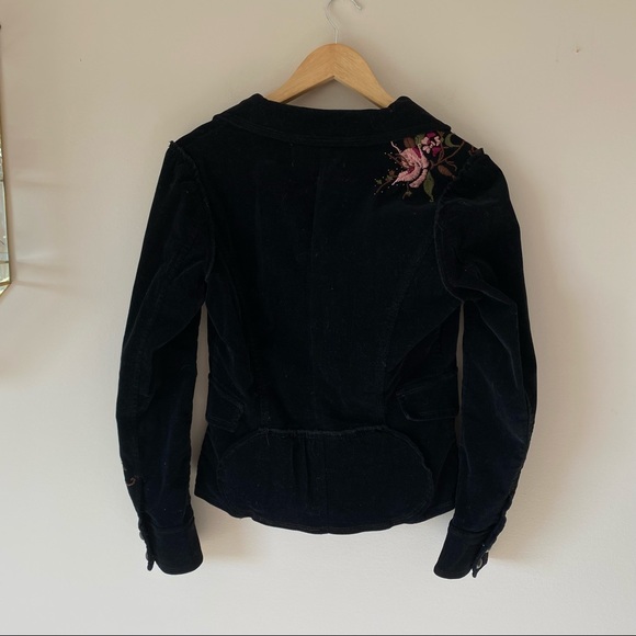 ❤️3 for $30❤️ Vintage Floral Embroidered Blazer - Picture 6 of 6